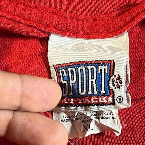 Vintage Y2K Sport Attack Mark Mcgwire Longsleeve - Picture 4 of 8